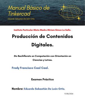 Manual Básico De Tinkercad