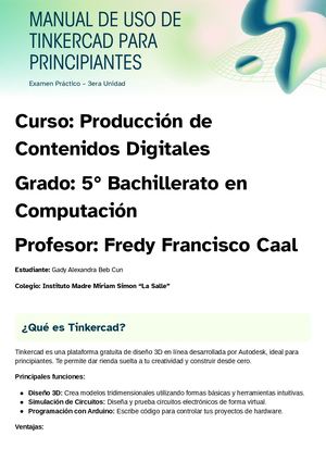 Producción de Contenidos