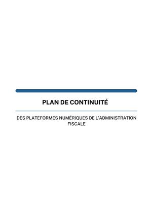 06 Plan De Continuite Gestion Des Listes Minieres