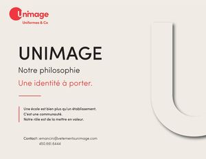Pamphlet Publicitaire Unimage Scolaire 2026