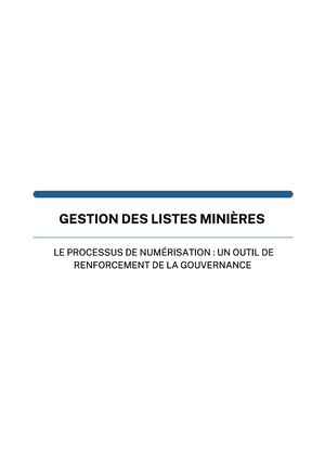 06 02le Processus De Numerisation Outil De Renforcement De La Gouvernance