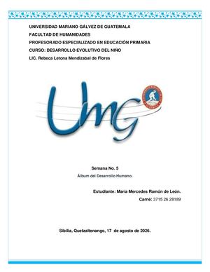 ÁLbum De Las Etapas Del Desarrollo Humano