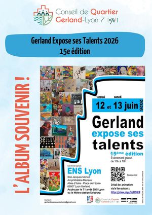 Album Souvenir "Gerland Expose Ses Talents" 2026