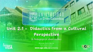 Cultural Didactics & Pedagogical Approaches