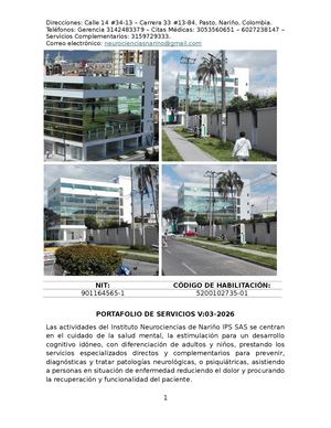 5 Portafolio De Servicios