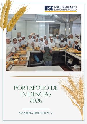 Portafolio De Evidencias Panadería