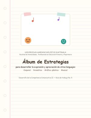 Album Estrategias Lenguaje
