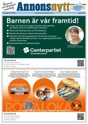 Annonsnytt V34 2026