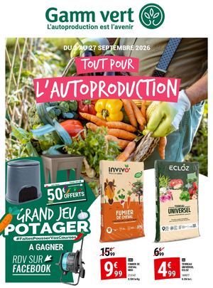 Catalogue Gamm Vert Septembre 26