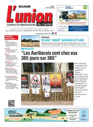 L'union Du Cantal N° 3911
