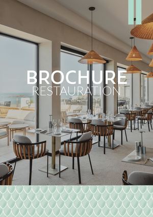 Brochure Restauration - Pauses gourmandes