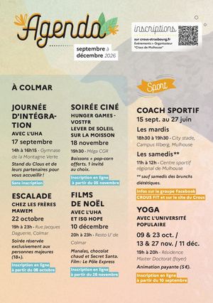 Programme Vie de campus 68 - Sept à Déc 2026