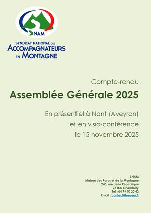CR AG SNAM 2025  à Valider