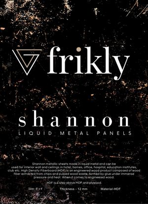 Shannon Liquid Metal Panels Catalogue | Decorative HDF Interior Wall & Ceiling Panels