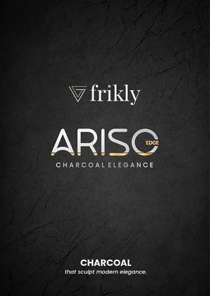 ARISO EDGE Charcoal Panels by Frikly | Charcoal Elegance Interior Panel Collection