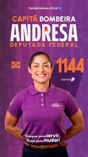 Capita Andresa Candidata a Deputada Federal