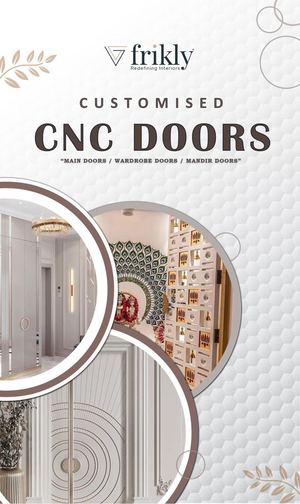 Frikly Customized CNC Doors | HDHMR & MDF Main Door Design Collection