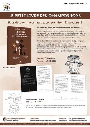 Lelotusetlelephant Cp Le Petit Livre Des Champignons