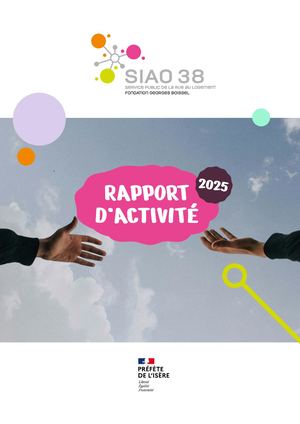Rapport d'activité 2025 - SIAO 38