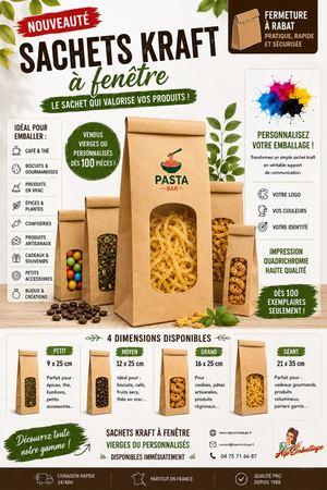 Sachets Kraft Personnalisables Alp Emballage
