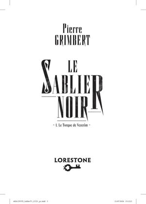 Le Sablier Noir - Tome 1 : Le Torque de Vezerim