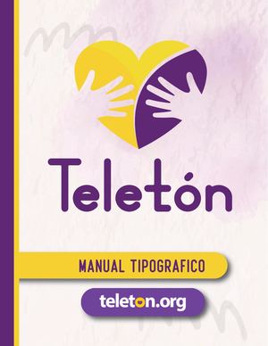 Manual Tipográfico Teletón 2026