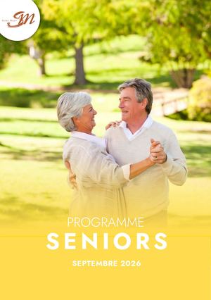 Programme Seniors Septembre 2026