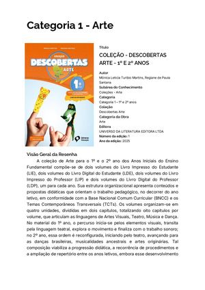 Guia ARTE Categoria 1