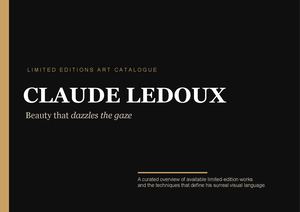 Claude Ledoux Limited Editions Catalogue