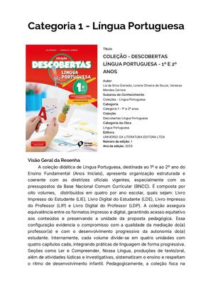 Guia Língua Portuguesa Descobertas