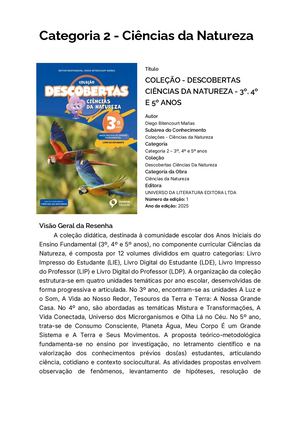 Guia Ciências Da Natureza Cat 2