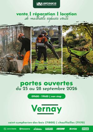 VERNAY - Portes Ouvertes Automne 2026