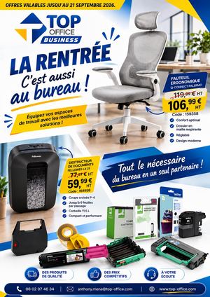 Catalogue Rentrée Septembre 2026