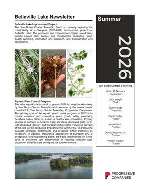 Belleville Lake Summer 2026 Newsletter