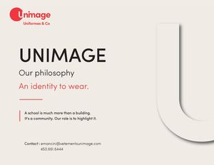 Pamphlet Publicitaire Unimage Scolaire 2026 Ang