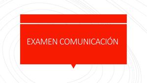 Examen Comunicación
