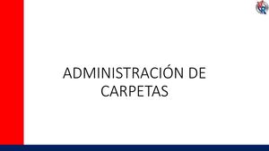 3 Administración De Carpetas