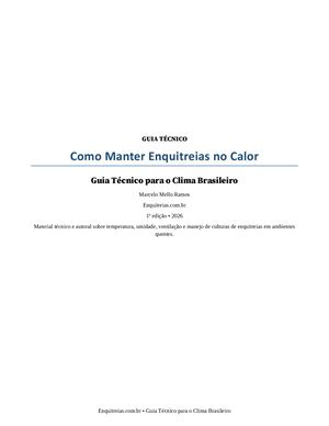 Como Manter Enquitreias No Calor Guia Tecnico Clima Brasileiro