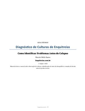 Diagnostico De Culturas De Enquitreias Problemas Antes Do Colapso