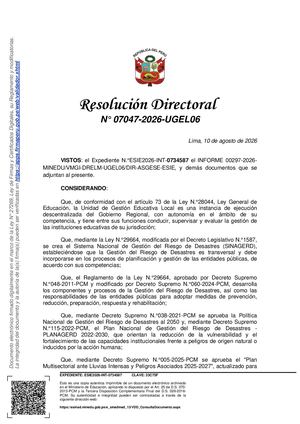 Plan De Intervención Y Monitoreo Ante Lluvias Intesas Y Peligros Asgese