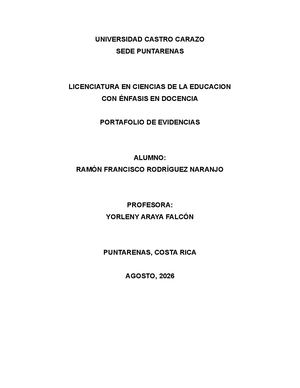 Portafolio De Evidencias Ramón