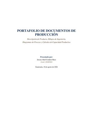 Portafolio Documentos Produccion Cordero Ruiz