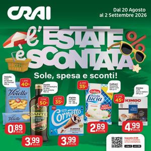 Volantino CRAI Ama Supermercati Nord dal 20 agosto al 2 settembre