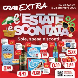 Volantino Crai Codè Extra Garlate dal 20 agosto al 2 settembre