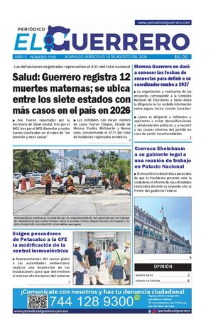 Miércoles 19 de agosto del 2026