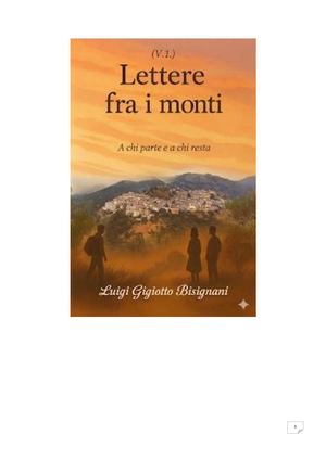Lettere Fra I Monti V01 20p Luigi Gigiotto Bisignani