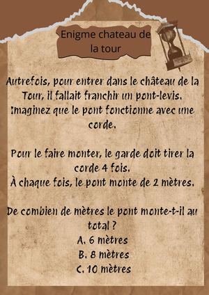 Enigme 5 Tour
