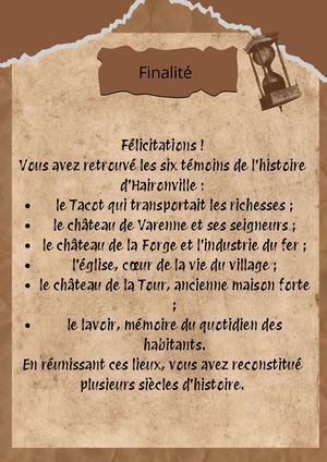 Finalité