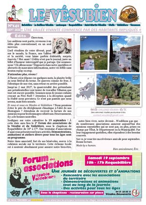 Septembre 2026 - n°141 - LE portail VESUBIEN