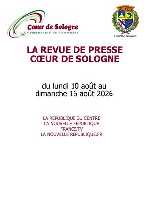 Revue Presse Coeurde Sologne S33